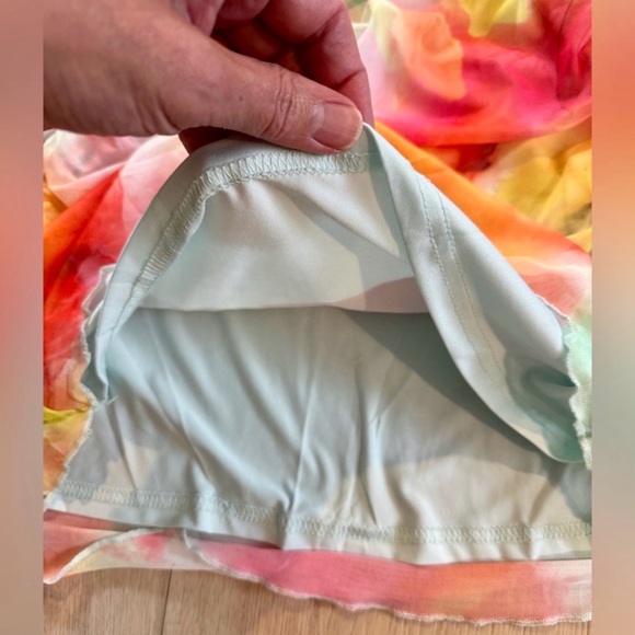 NWT ππΌπ€©π Small Crepe-ey Rouched Spring Floral Mini Dress πΊ πΌ ADORABLE 4 Spring! - Picture 6 of 11